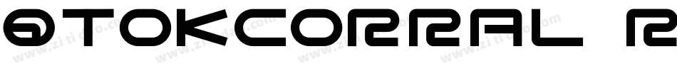 QTOKCorral Regular字体转换